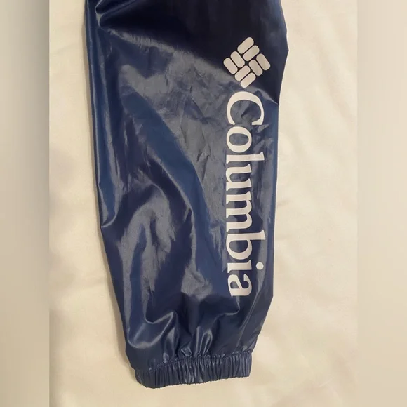 Columbia Bright Red and Blue Zip Up Wind Jacket Jacket With Pockets Ladies’ L - Picture 8 of 9